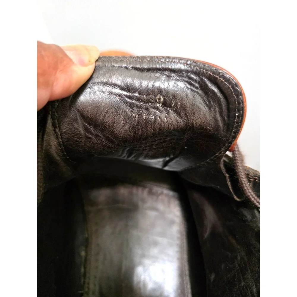 H.S. Trask Men's Brown Leather Chukka Lace-Up Casual Ankle Boots Size 9M‎